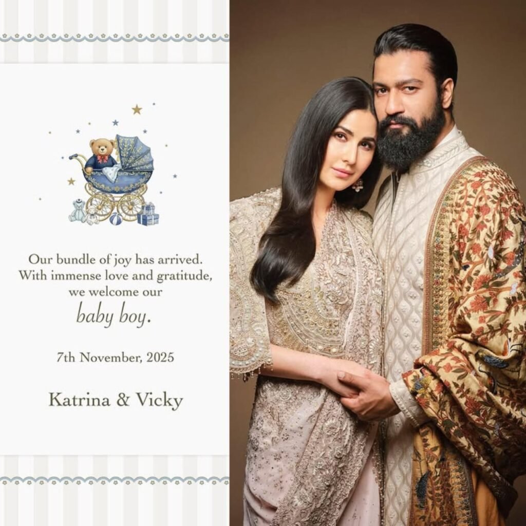 Katrina Kaif and Vicky Kaushal Welcome Their First Child A Baby Boy Brings Joy to Bollywood’s Most Loved Couple